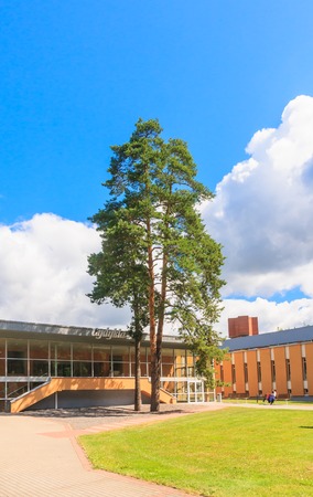 Medical building health resort "Egle» (Gydykla). Druskininkai, Lithuaniaのeditorial素材