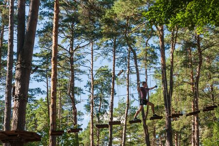 Adventure Park ONE. Druskininkai. Lithuaniaのeditorial素材
