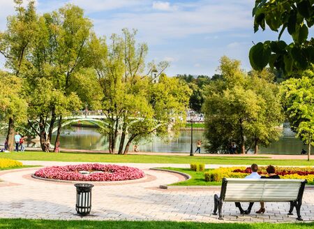 Autumn day. Museum-Reserve "Tsaritsyno". Moscowのeditorial素材