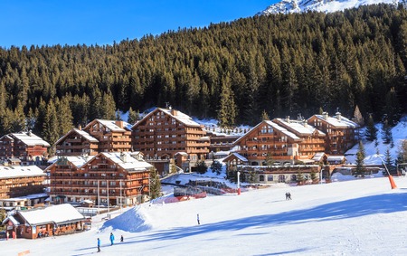 Chalet on the slopes of the valley Meribel. Ski Resort Meribel Village Center (1450 m). France