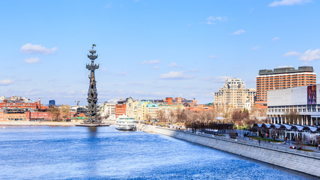 Park Museon. Central House of the Artist. Tretyakov Gallery. Moscowのeditorial素材