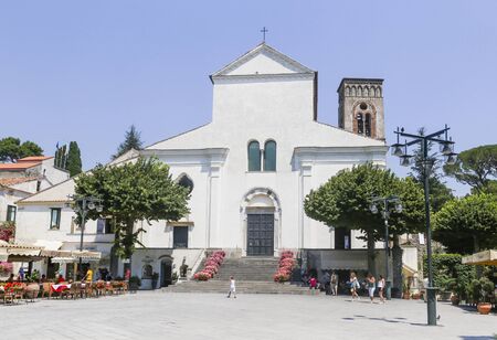 Cathedral Duomo church of Ravello ,Amalfi coast, mediterranean sea. south italy