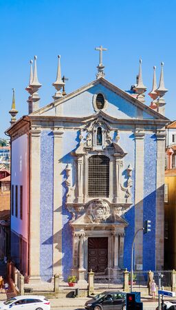 Church of St. Nicholas in Porto. Portugal.の写真素材
