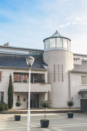 The new building of the City Hall of Heviz, Hungary, built in 1999, located at the Kossuth Lajos...