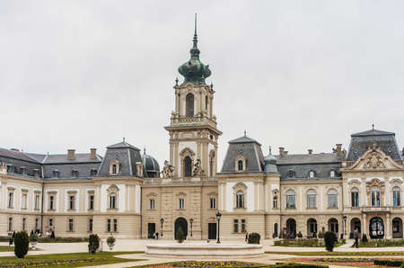 Palace of Festetics in Keszthely at Lake Balaton, Hungaryのeditorial素材