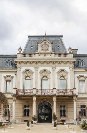 Fragment of Palace of Festetics in Keszthely at Lake Balaton, Hungaryのeditorial素材