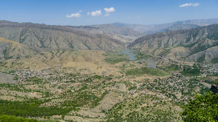 Russia, Dagestan, Mountain landscape. Gunib areaの写真素材