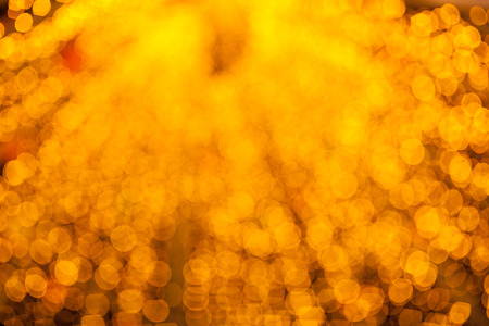 gold bokeh abstract background defocused lights,  christmas light night bokehの写真素材