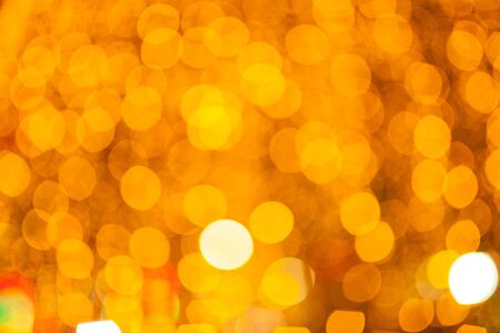 gold bokeh abstract background defocused lights,  christmas light night bokehの写真素材