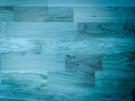 Teal Wooden Texture - Vibrant Aqua Surface for Branding, Website Banners, Social Media Marketing, and Professional Presentations. Stock Photographyの写真素材