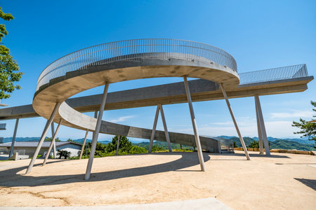 Senkoji Summit Observatory âPEAKâ, Onomichi City, Hiroshima Prefecture, Japanの写真素材