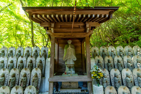 Buddhist Statue of Daishoin Temple, Miyajima, Hatsukaichi City, Hiroshima Prefecture, Japan