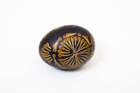 Easter egg isolated on the white background