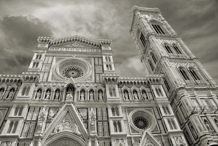 Basilica di Santa Maria del Fiore in Florencia, Italiy.の写真素材