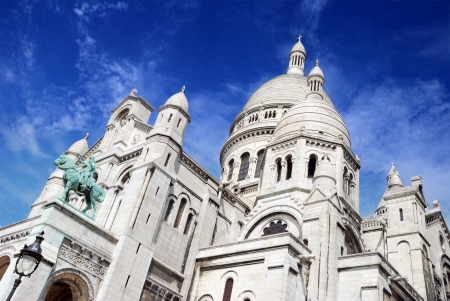 The basilica Sacre Coeur の写真素材