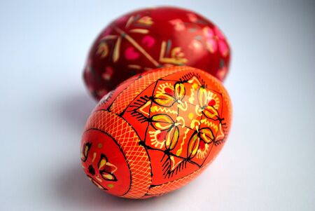 Painting Easter eggs