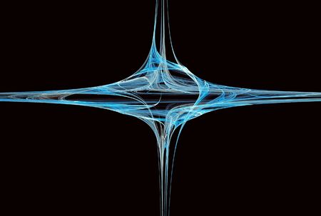 Fractal abstract background - ice crossの写真素材