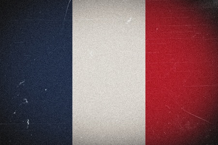France grunge flagの写真素材