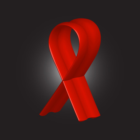 World AIDS Day. 1st December World Aids Day poster. Vector illustration.のイラスト素材