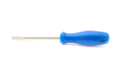 Hand tools for repair and installation, Screwdriver on white background.の写真素材