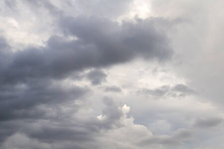 Blue sky background with clouds. aerial photography.