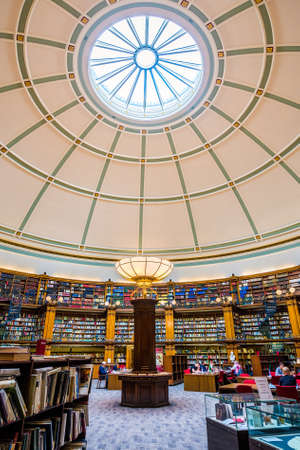 Interrior view of the Liverpool Central Library, UK.のeditorial素材