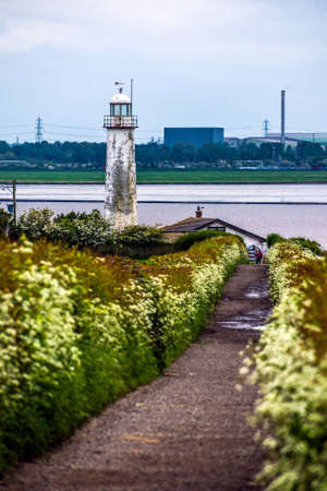Built in 1906 and decommissioned in 1958, it kept ships safe round Hale Point.の写真素材