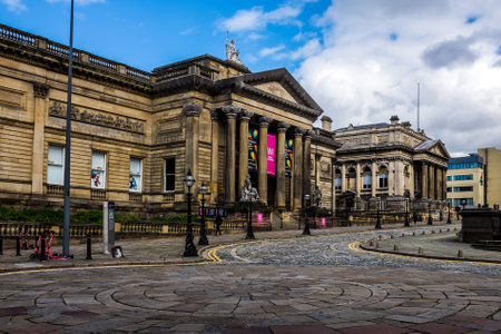 The Walker Art Gallerry is home to one of the largest art collections outside London.の写真素材
