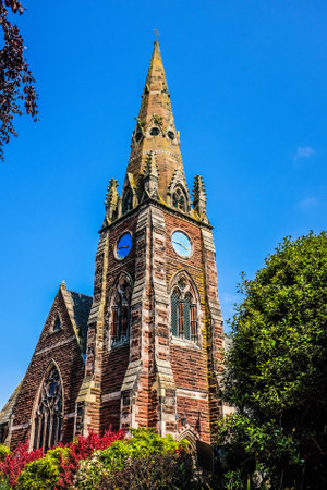 All Saints Parish Church is in the centre of Thornton Hough village.の写真素材