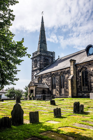 St. Cuthberts is an Anglican church and the oldest public building in Southport.の写真素材