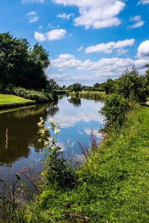 the Leeds - Liverpool canal is 127 miles long.の写真素材