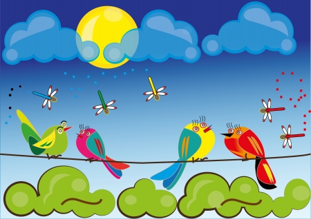 birdsのイラスト素材