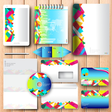 business template designの写真素材