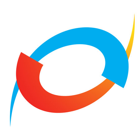 Circular arrow flat icon. Circular arrow gradient style design, designed for web and app. Eps 10のイラスト素材