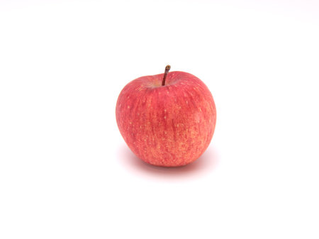 Japanese fuji apple isolated on white background.