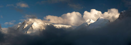 Monte Rosa mountain ranges