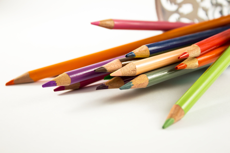 Pencil colorsの写真素材