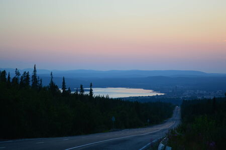 white nightの写真素材