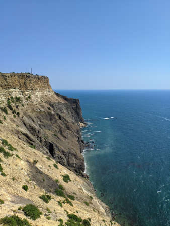 view from the mountain to the sea coast