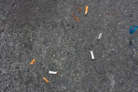 Cigarette butt outside