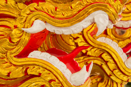 stucco decorate in thailand templeの写真素材