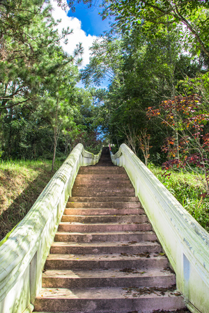 temple stair on the mountain