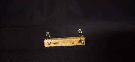 Mix Steel Metal Safety Pin two couples sit safety picの写真素材