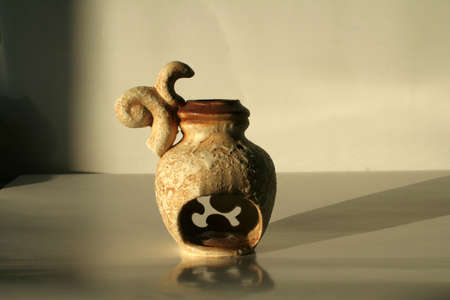 ancient candlestickの写真素材