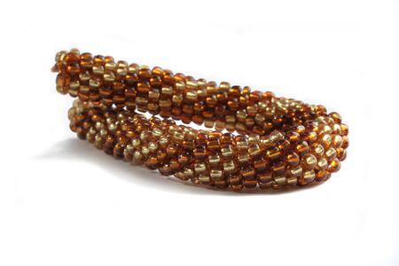 snake from a beadsの写真素材