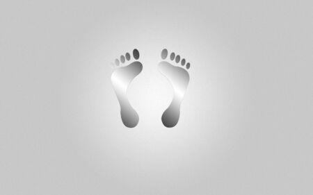 Footprintの写真素材