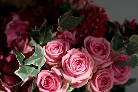 pink bouquetの写真素材