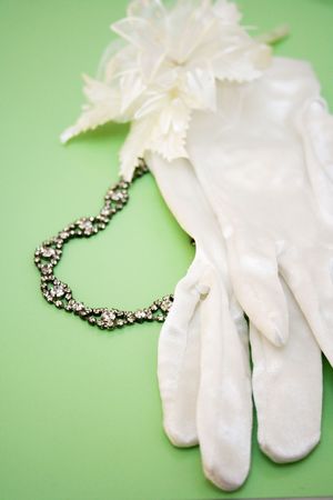 Wedding necklaceの写真素材