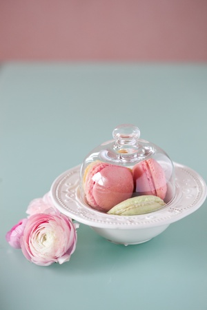 french macaron, the famous pastryの写真素材