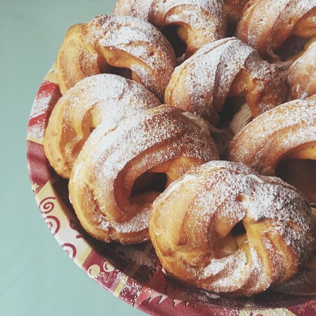 Close up donutsの写真素材